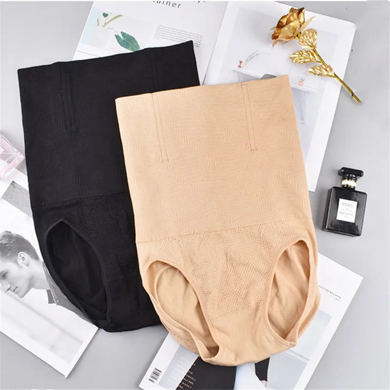 High-Waist Women's Shaping Panties - Breathable Slimming Tummy Control Hip-Lifting Corset Briefs Body Shapewear Underwear