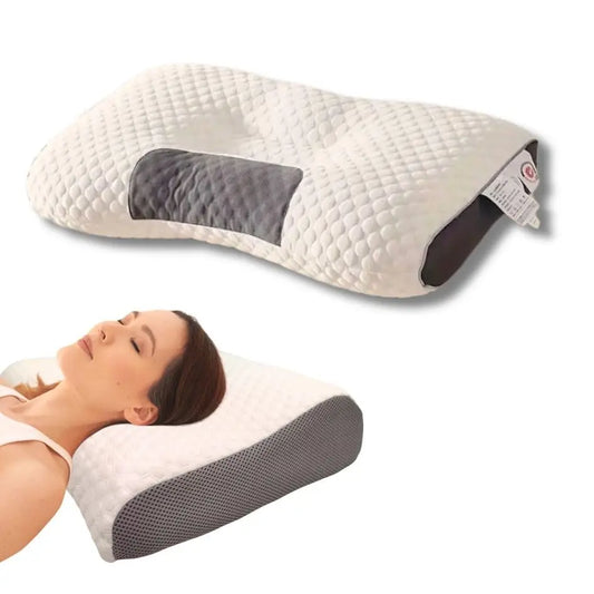 New Neck Pillow Help Sleep And Protect The Neck Cervical Orthopedic Household Soybean Fiber Massage SPA Pillow For Sleeping