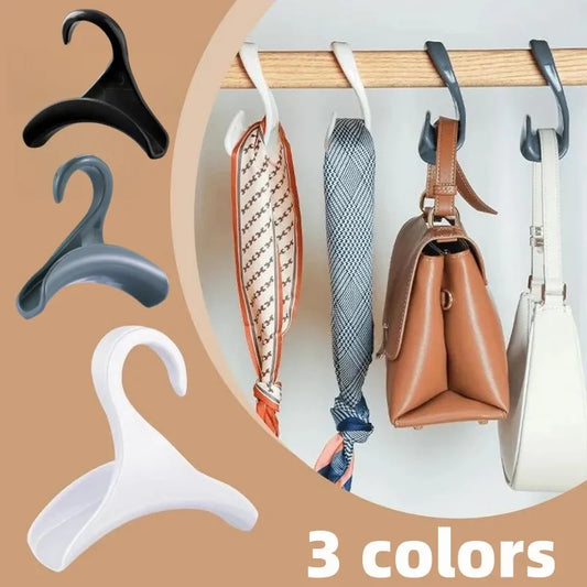 Bag Hook Handbag Arch Hook Tie Scarf Buckle Home Wardrobe Storage Multi-purpose Hook Reusable Wardrobe Storage Organization Tool