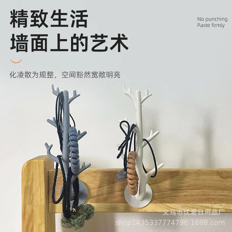 Nordic Japanese Branch Hook Wall Decor Key Holder Organier Storage Sticky Hooks Coat Rack Hanger Home Decorative Hooks