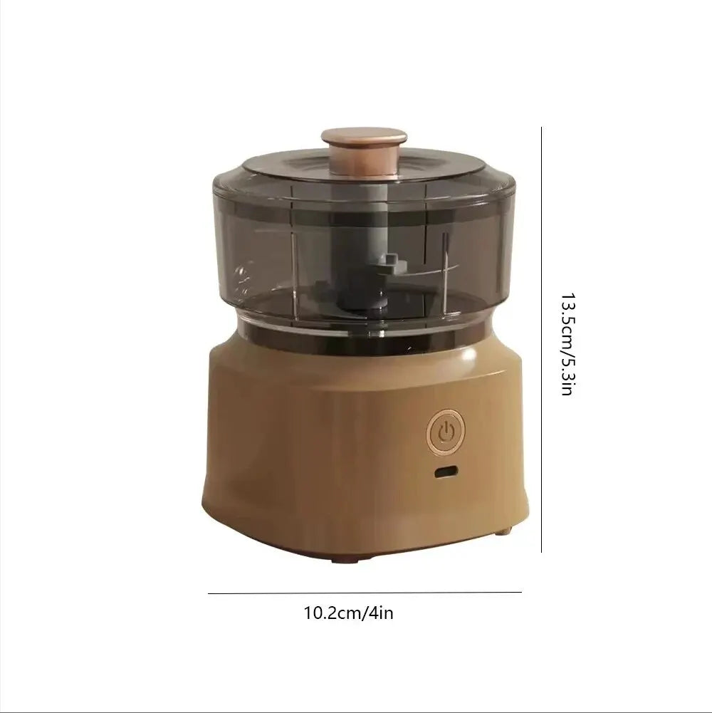 Mini Home Food Machine Baby Food Multi Functional Cooking Machine Meat Grinder Stirring Cooking Kitchen 350ML Wireless Charging