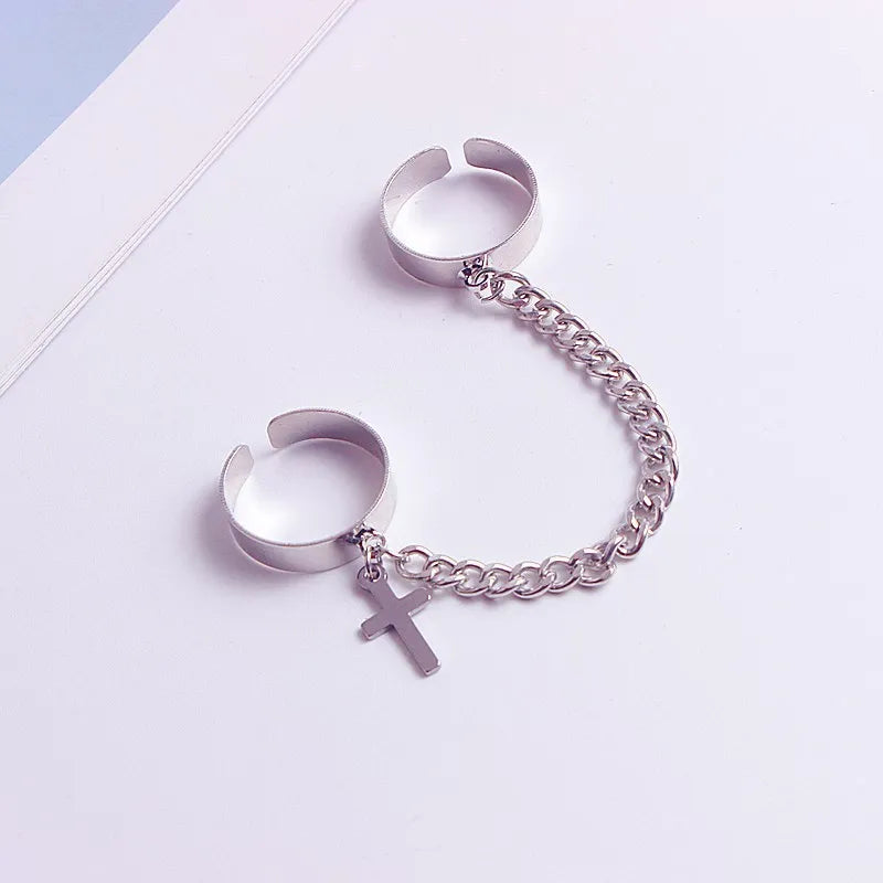 Gothic Exaggerated Snake Shaped Finger Bracelet Is Suitable for Women's New Fashion Personality Punk Style Ring Bracelet Jewelry