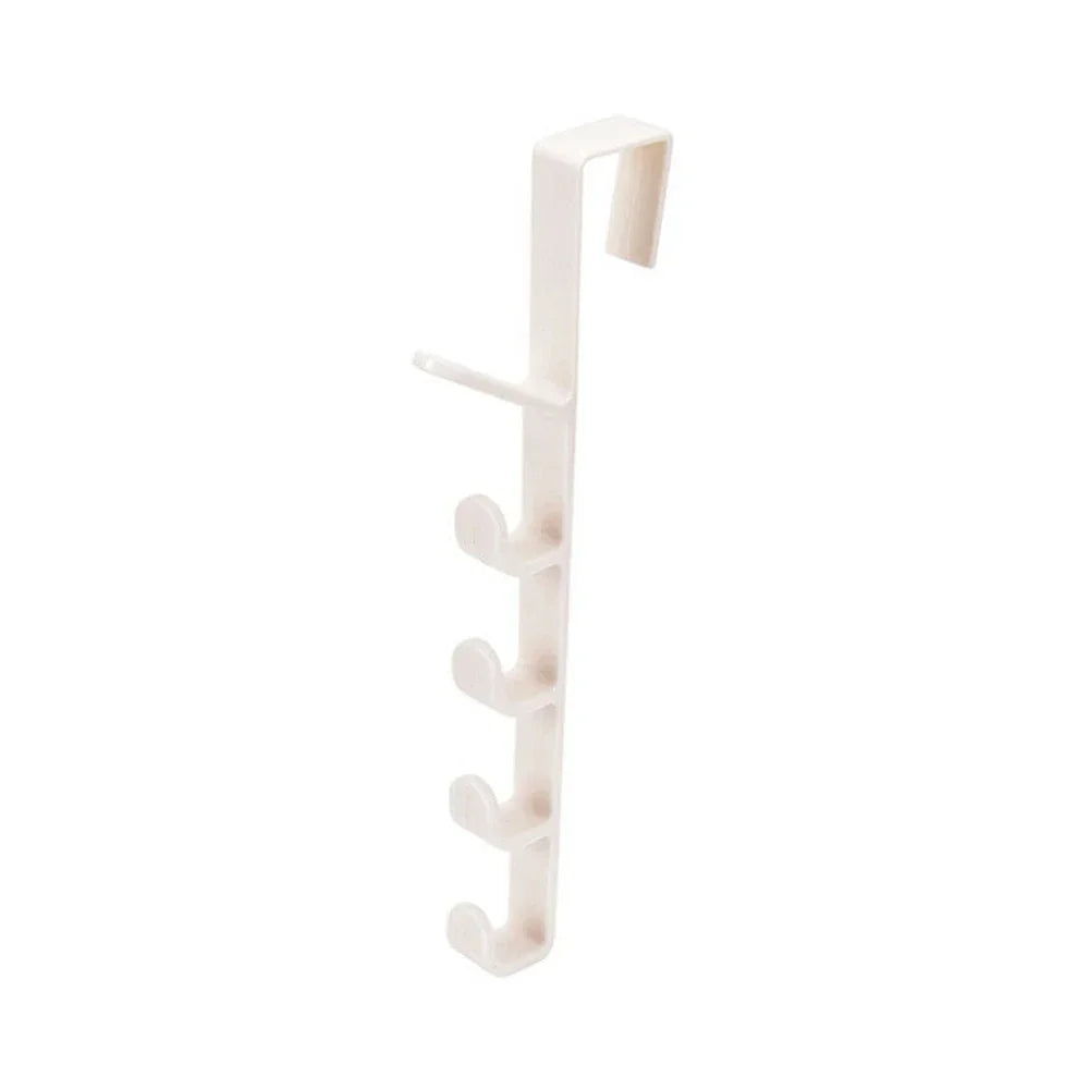 New Multi-purpose Five-segment Hooks Storage Household Hook Rack Organizer Clothes Coat Hat Bag Hanger Holder Hot Sale