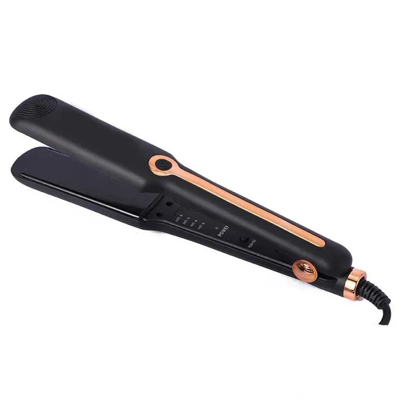 Professional 2 in1 Adjustable Hair Straightener Professional Ceramic Flat Iron Negative Ion Wide home Salon hair styler tools