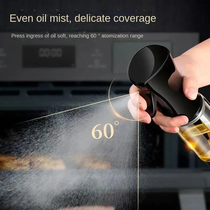 1Pc 200/300/500 ML Oil Spray Pot Kitchen Household Edible Olive Oil Spray Bottle Atomized Misty Oil Tank Air Fryer Spray Bottle