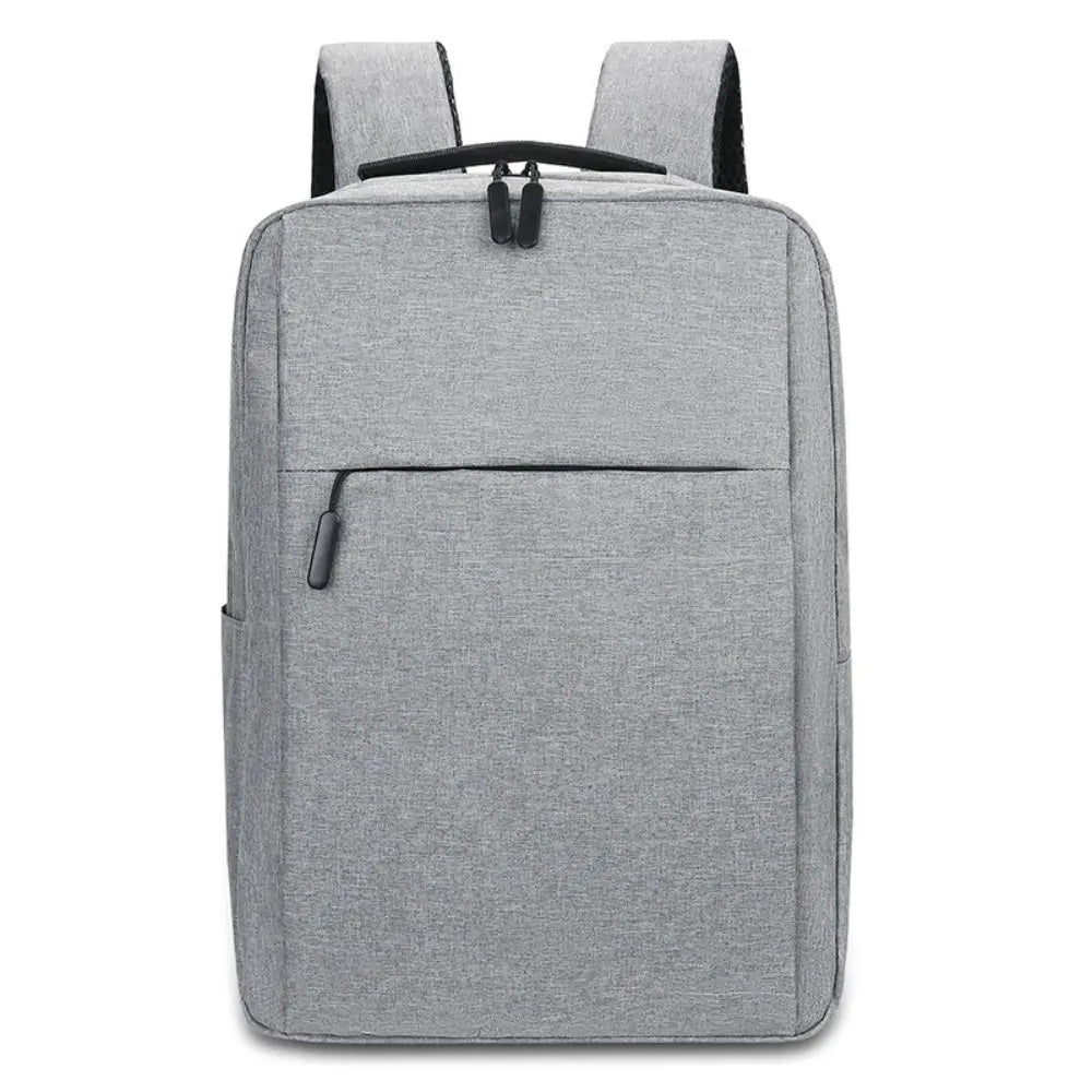 Trendy Oxford Cloth Versatile Backpack Black Grey Blue Red 15.6 inches School Student Backpack Washable Business Rucksack Unisex